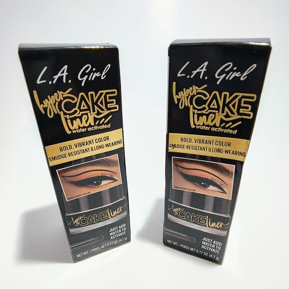 L.A. Girl Other - L.A. Girl Hyper Cake Liner Water Activated Smoked Out Black 2 Pack